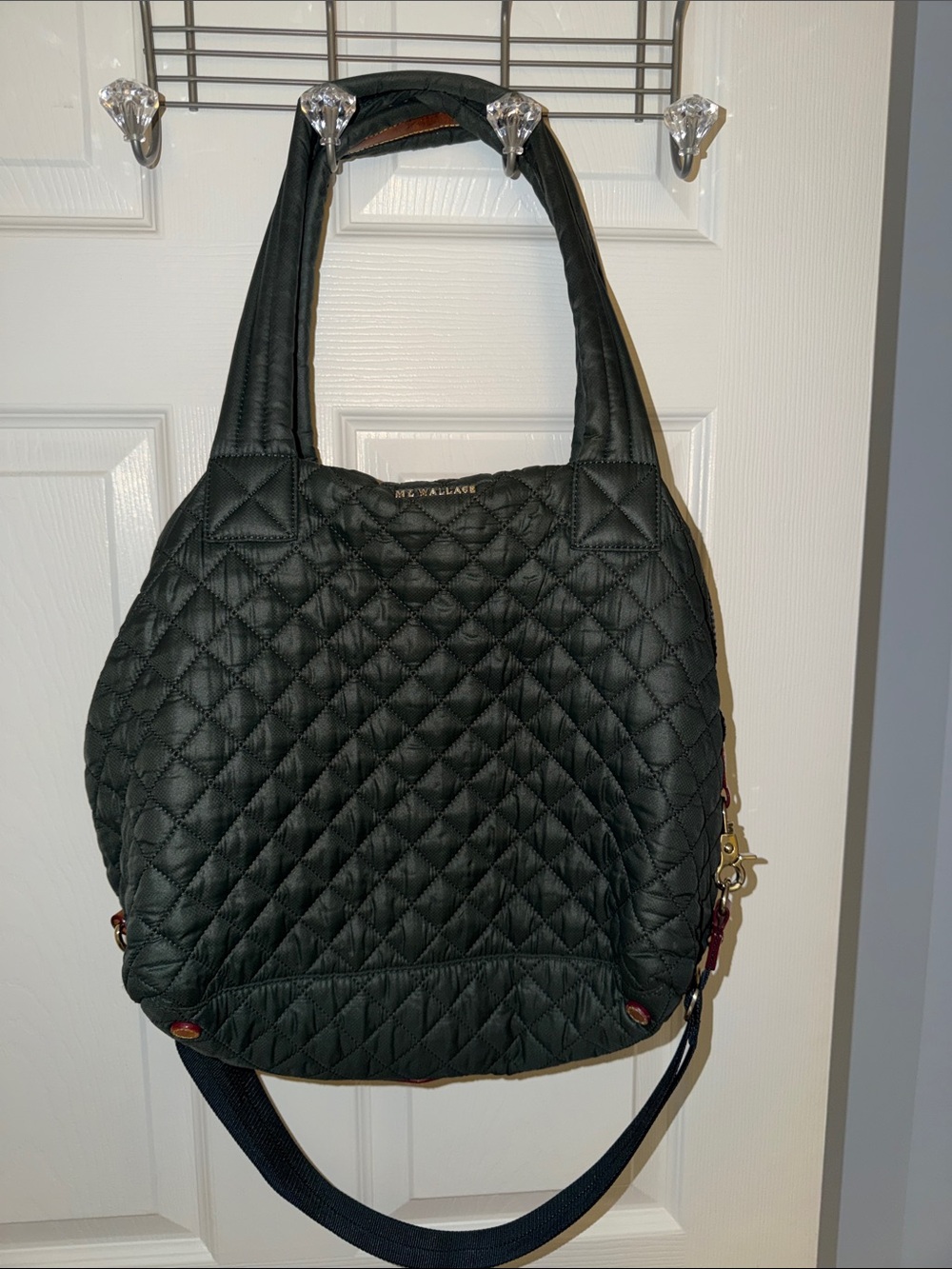MZ Wallace Sage Quilted Shoulder Bag